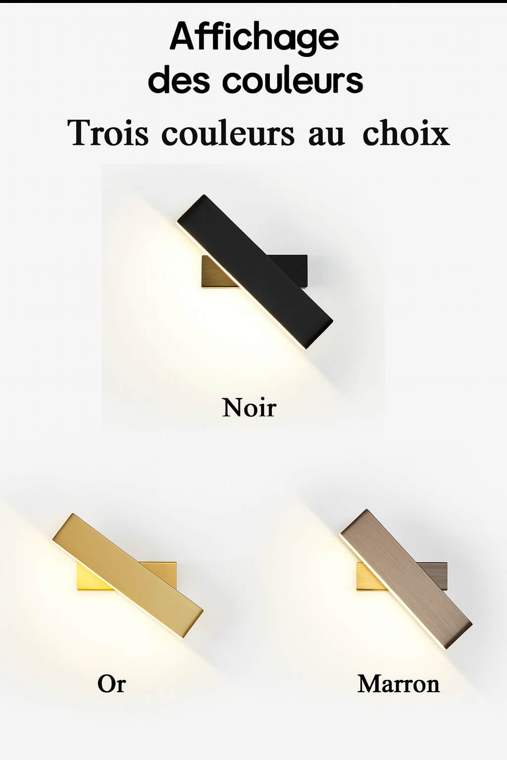Lumière applique murale