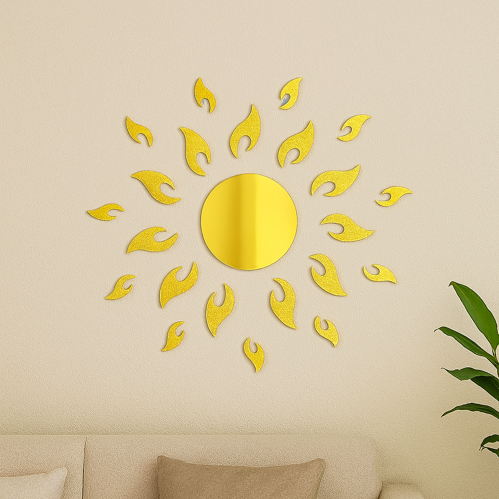 Décoration soleil murale