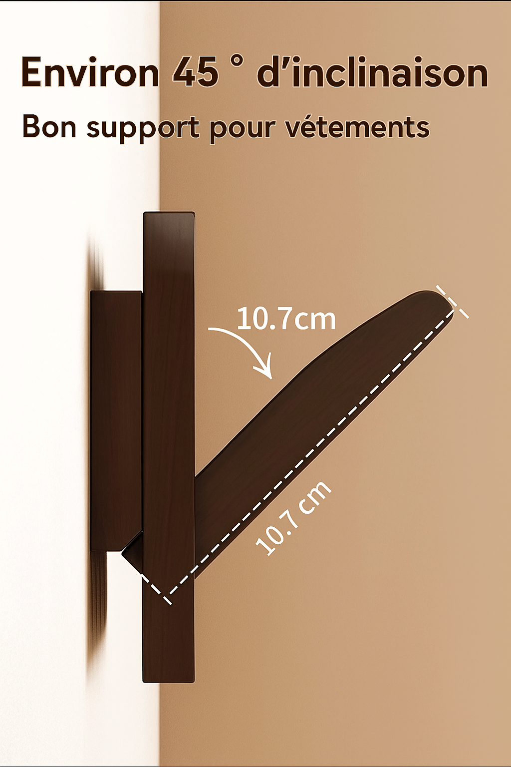 Porte-manteau mural décoratif