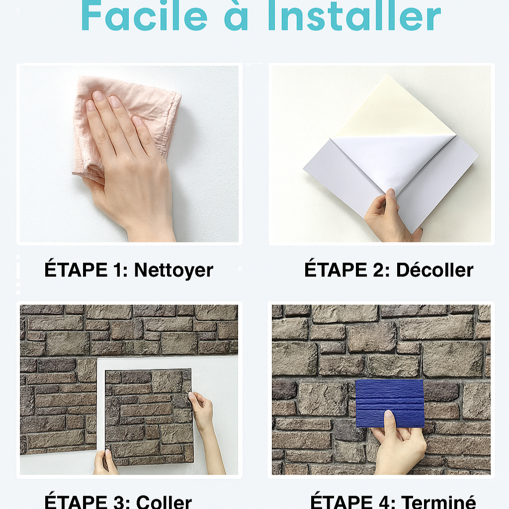 Décoration murale briquette