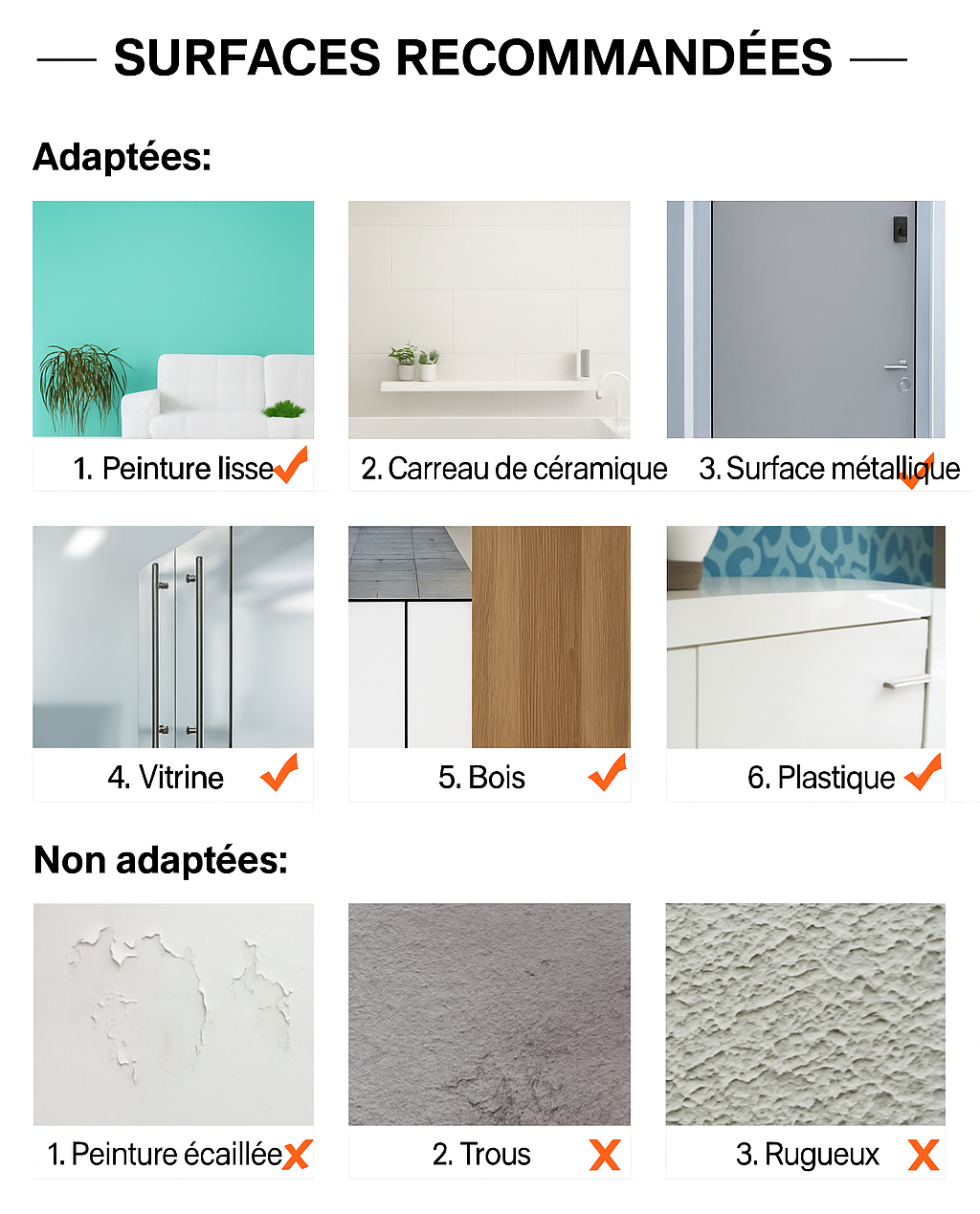 Décoration murale en miroir