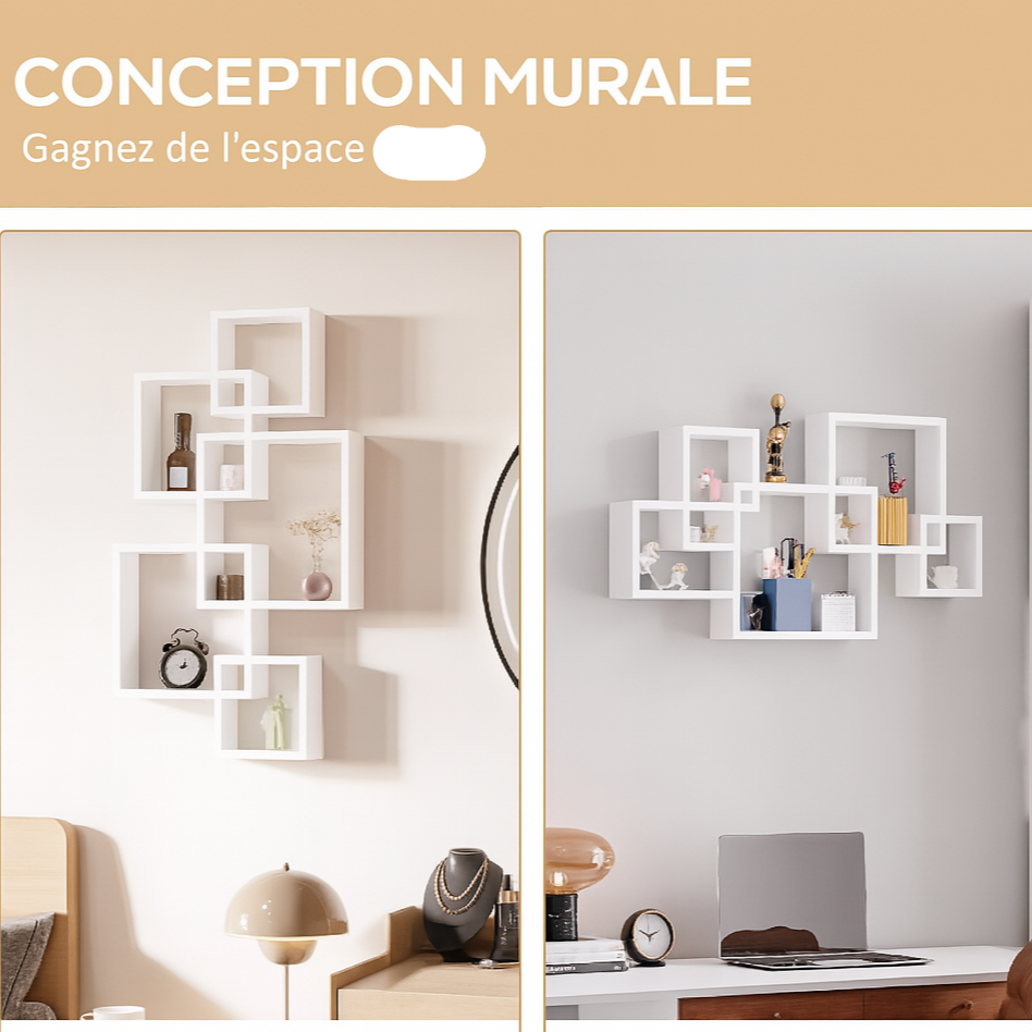 Cube décoration murale