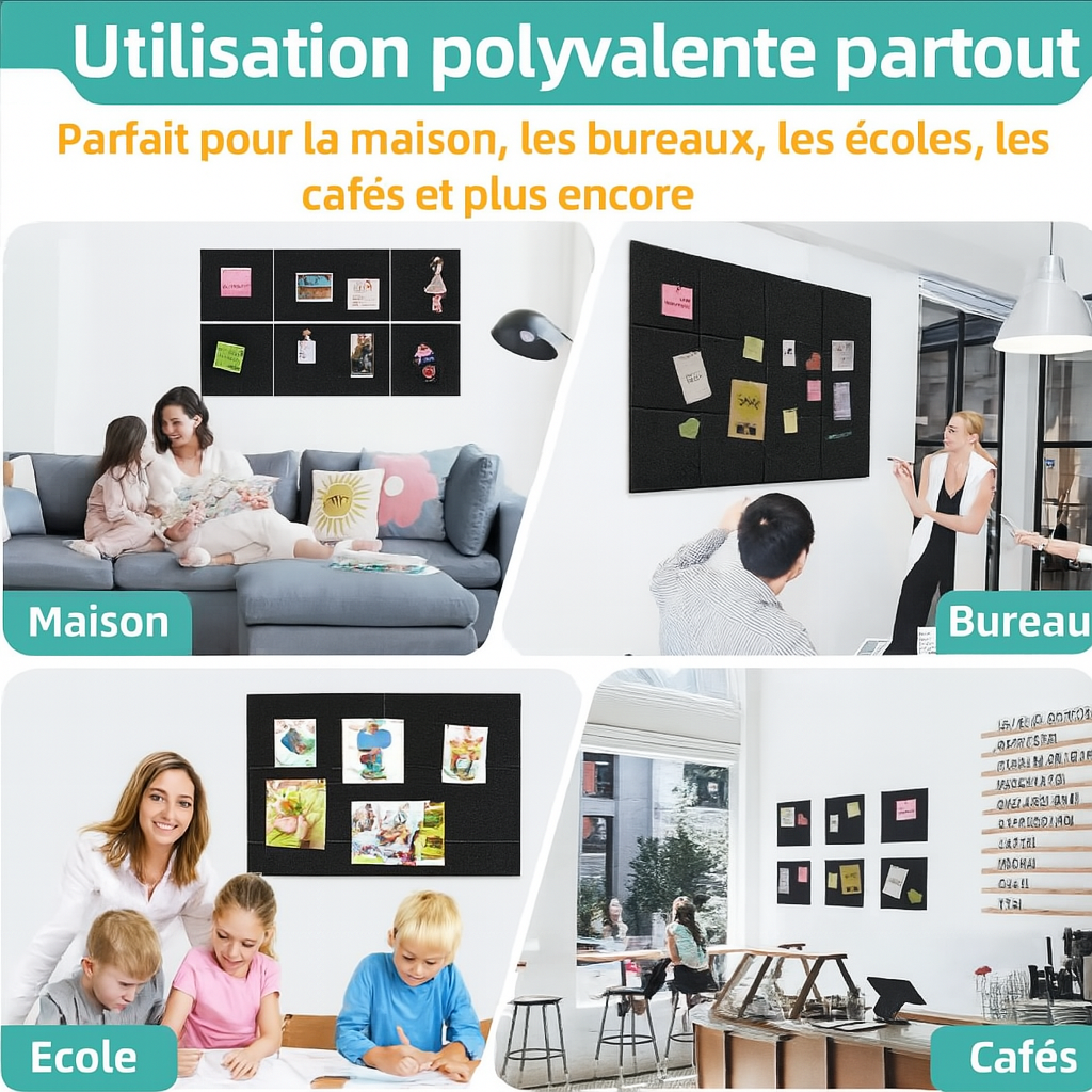 Panneau feutre mural