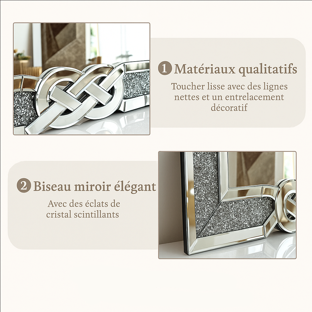 Miroir mural décoratif