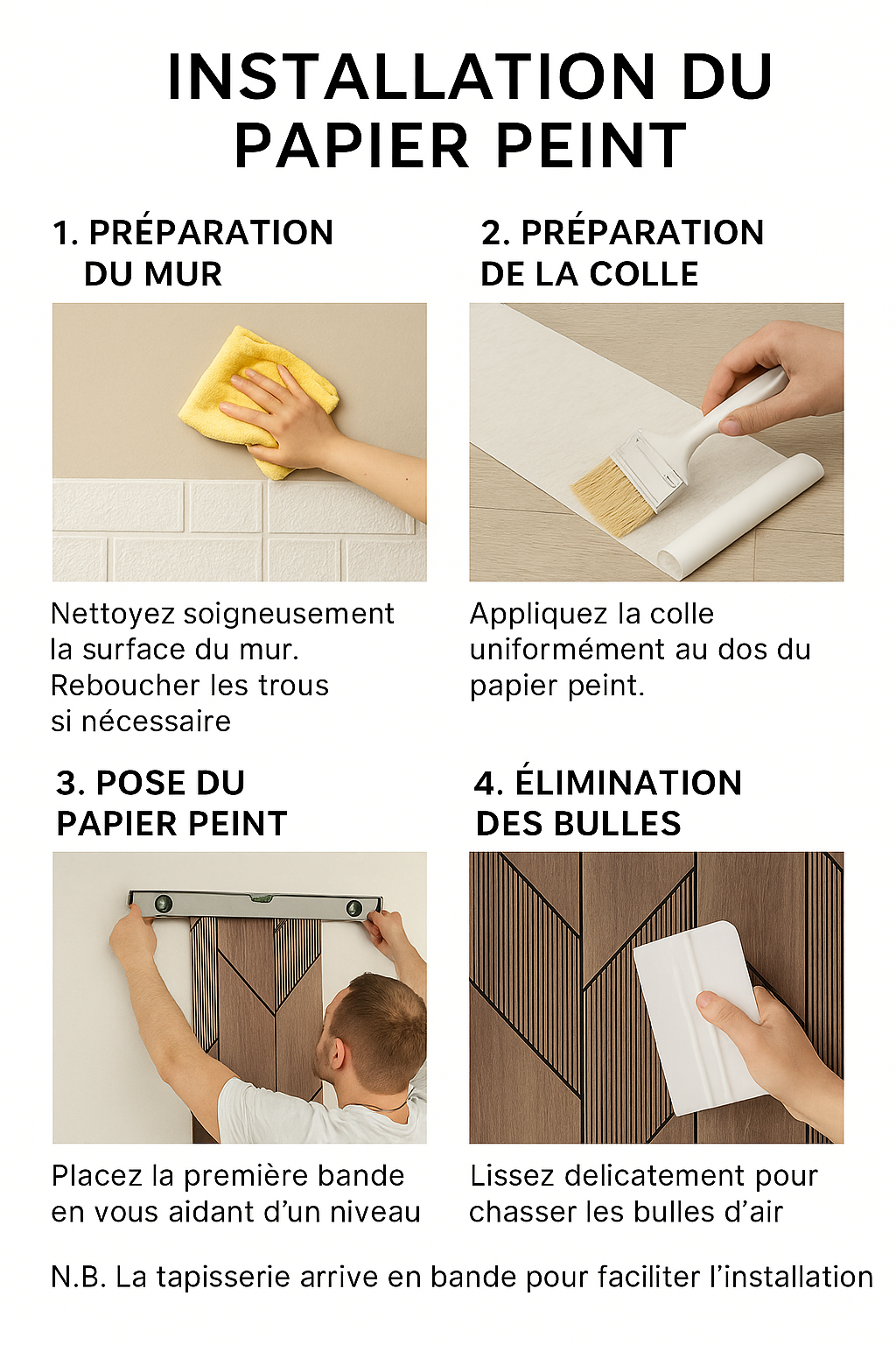 Décoration murale papier peint