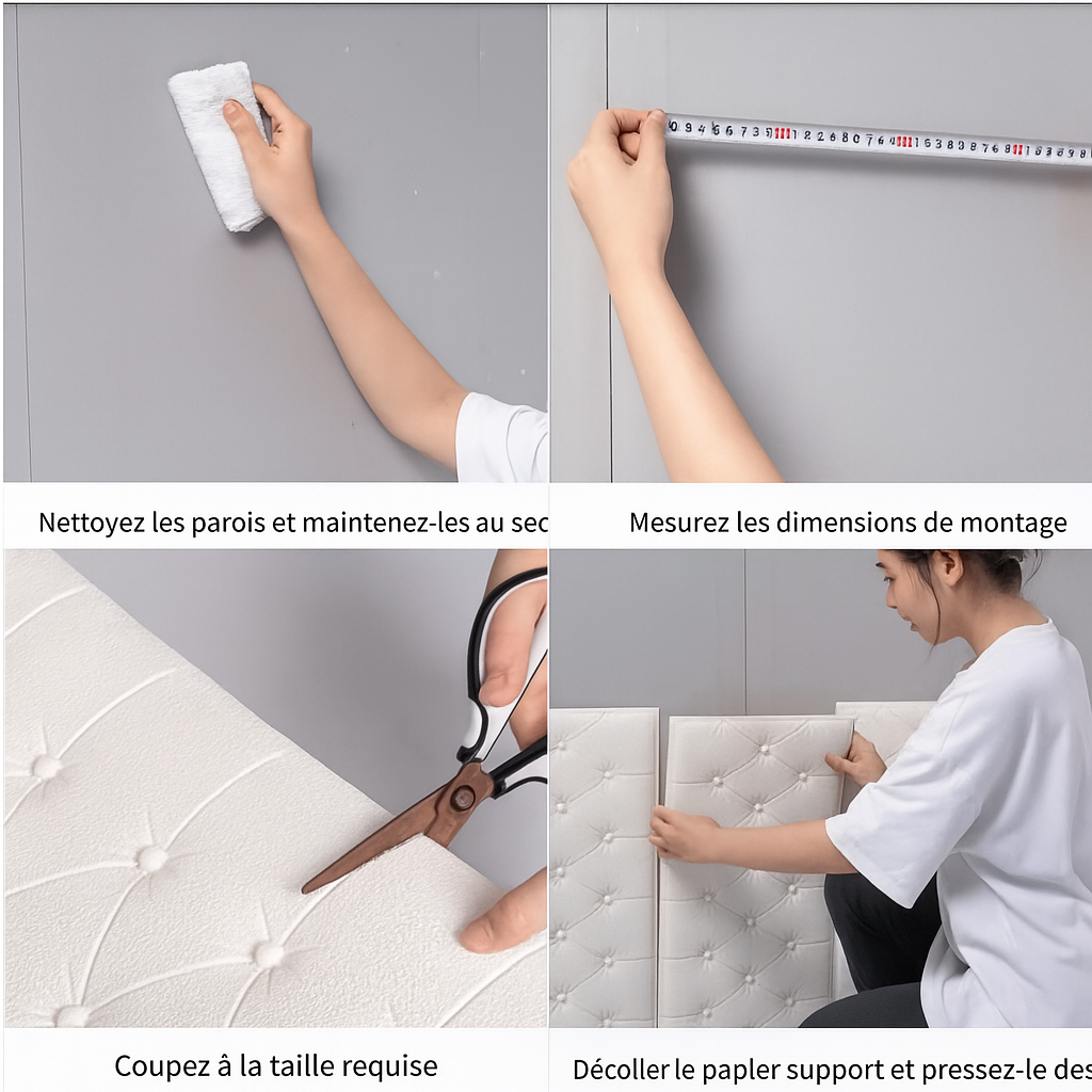 Panneau mural 3D autocollant