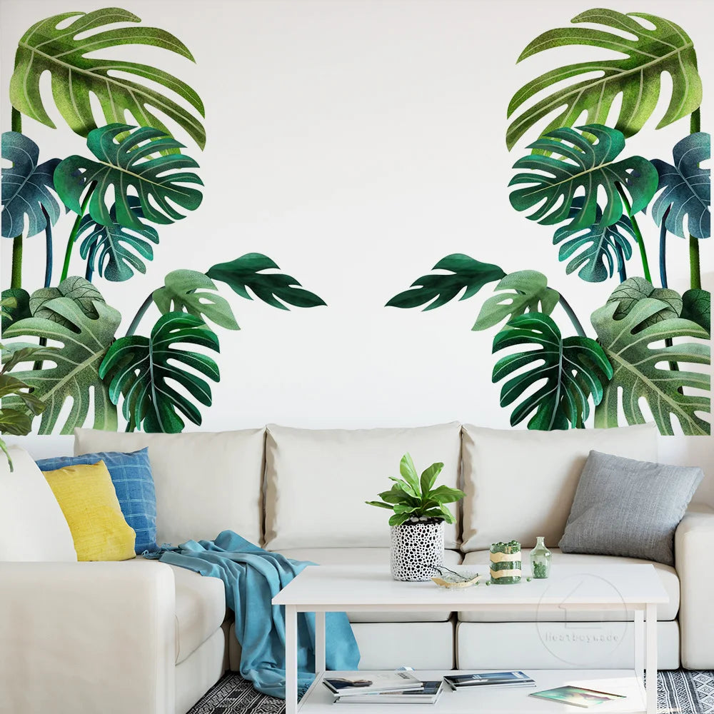 Décoration murale feuille