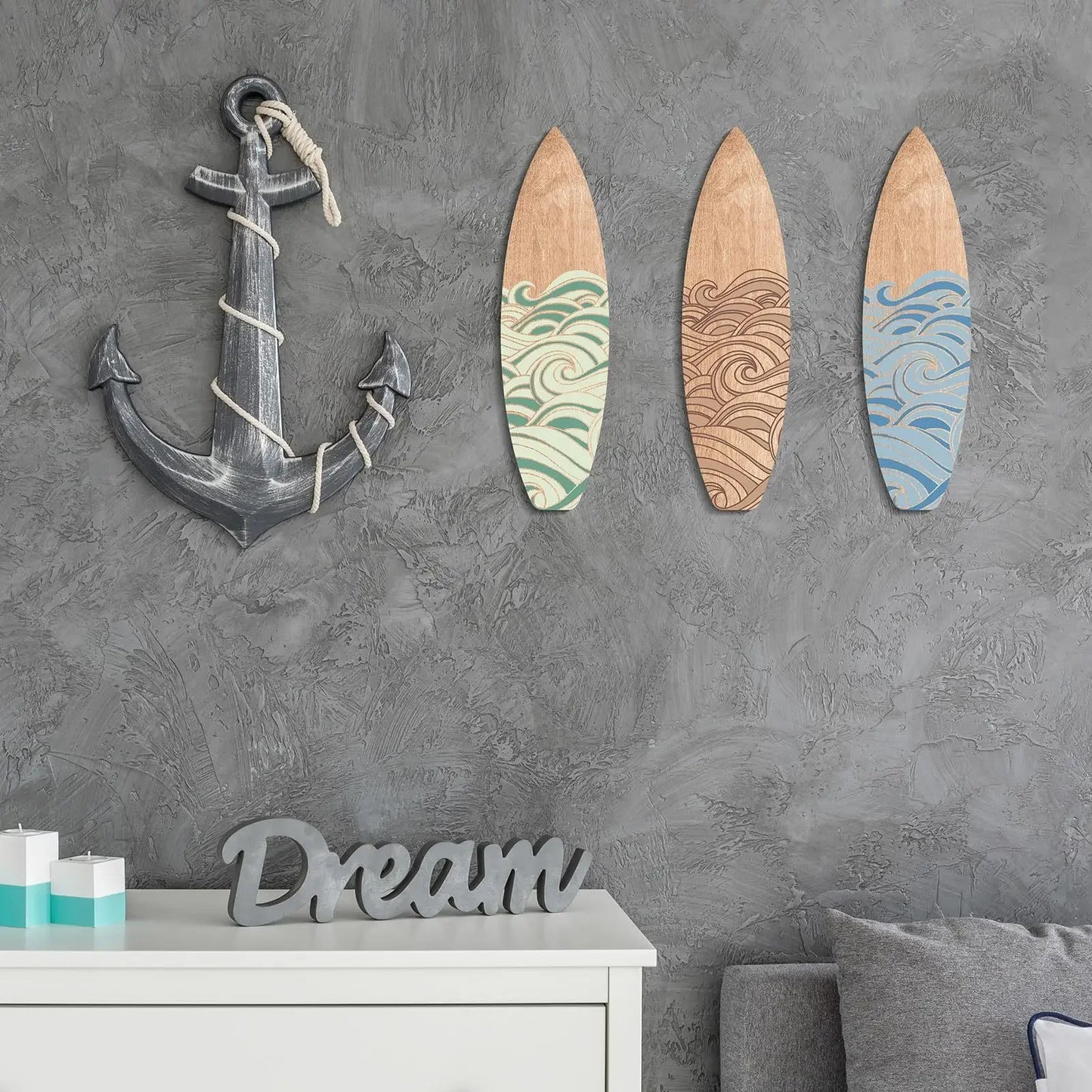 Planche de surf décoration murale