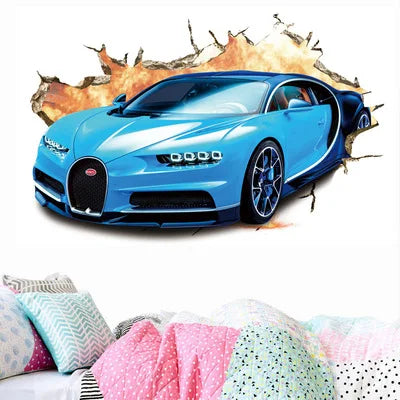 Décoration murale voiture