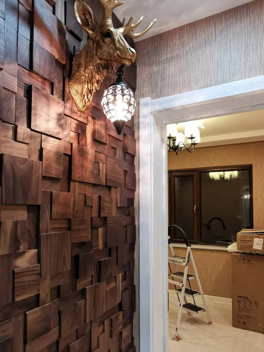 Habillage panneau mural bois décoratif intérieur