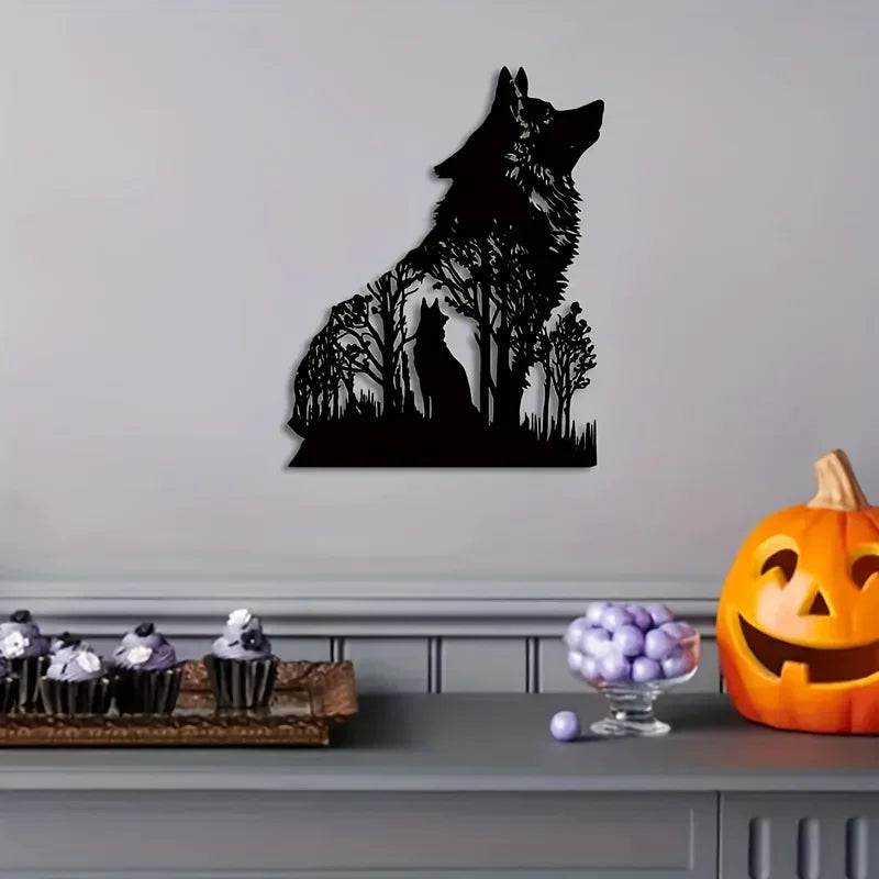 Décoration murale animaux en métal