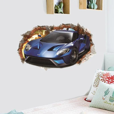 Décoration murale voiture