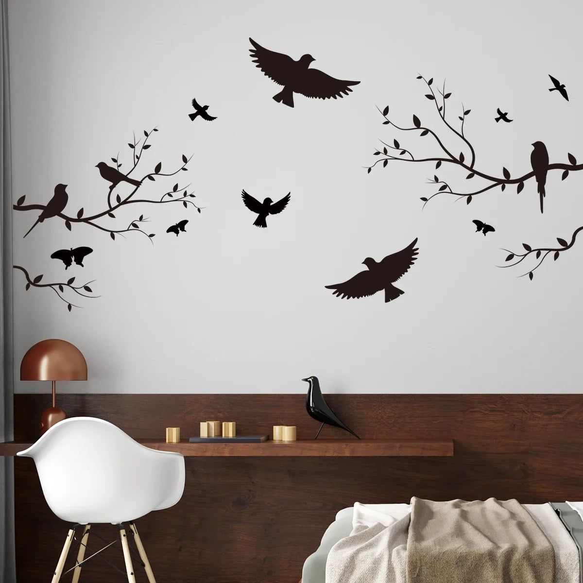 Décor mural oiseaux