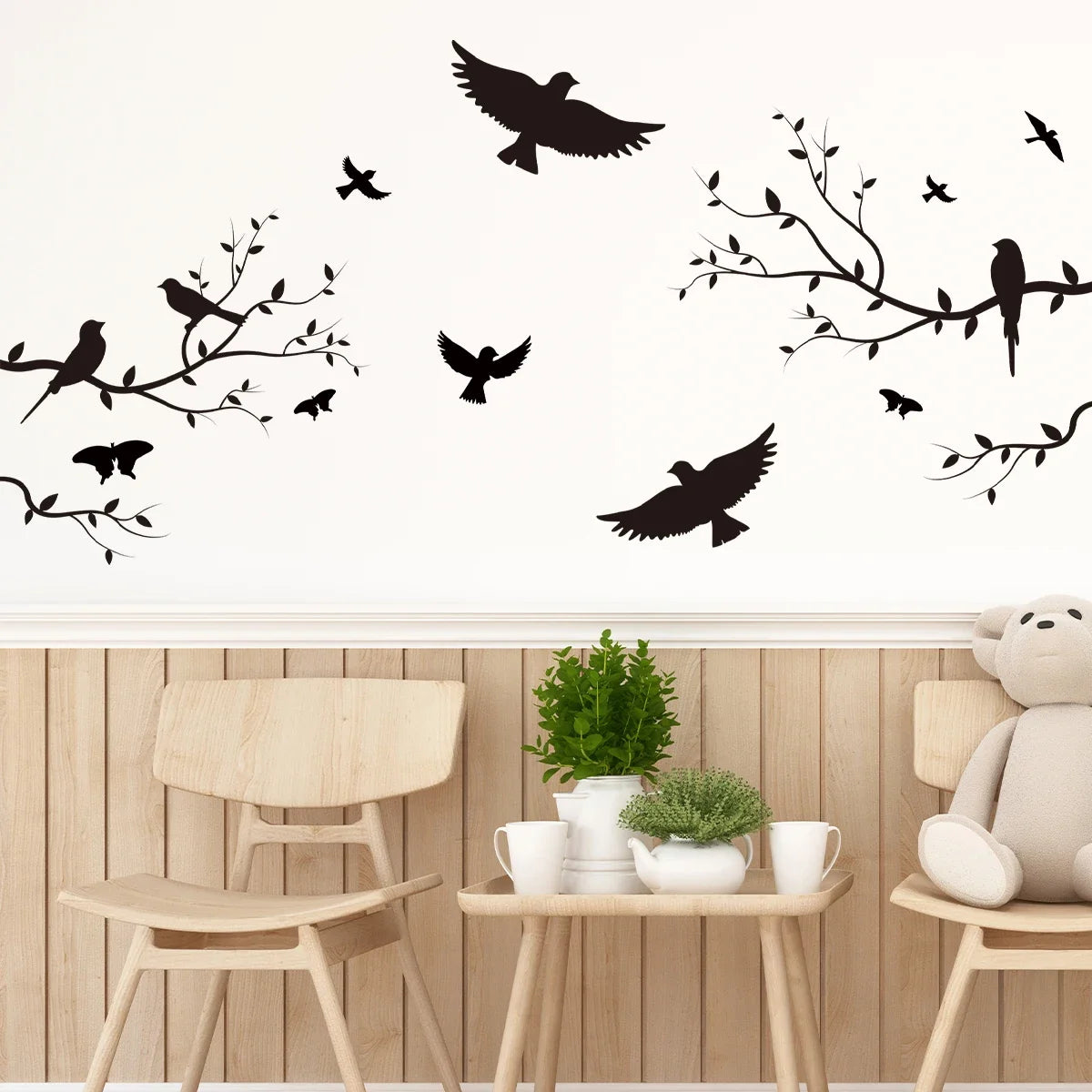 Décor mural oiseaux