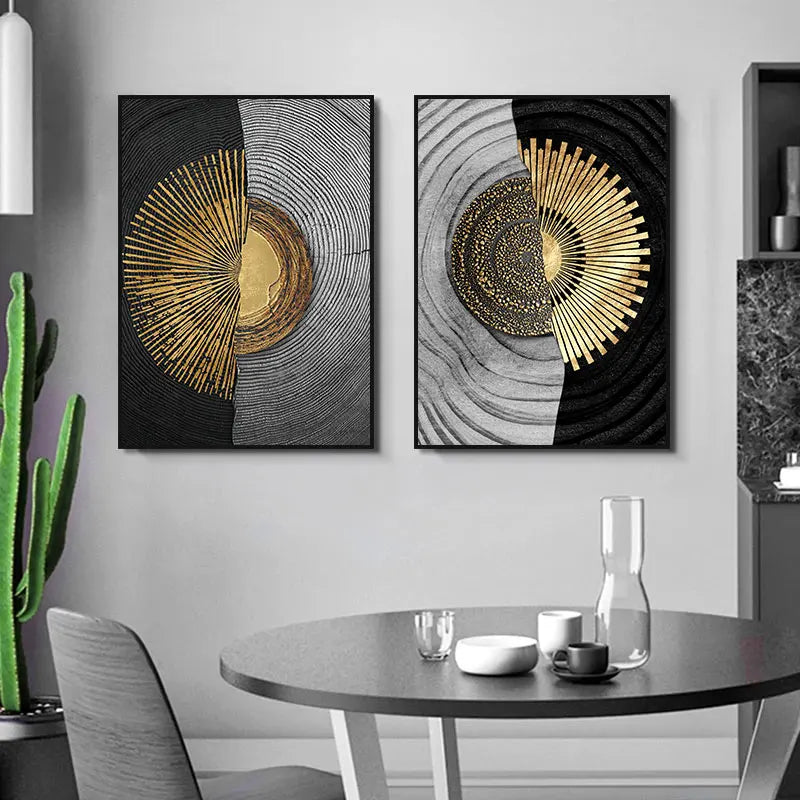 Décoration mural canvas bois