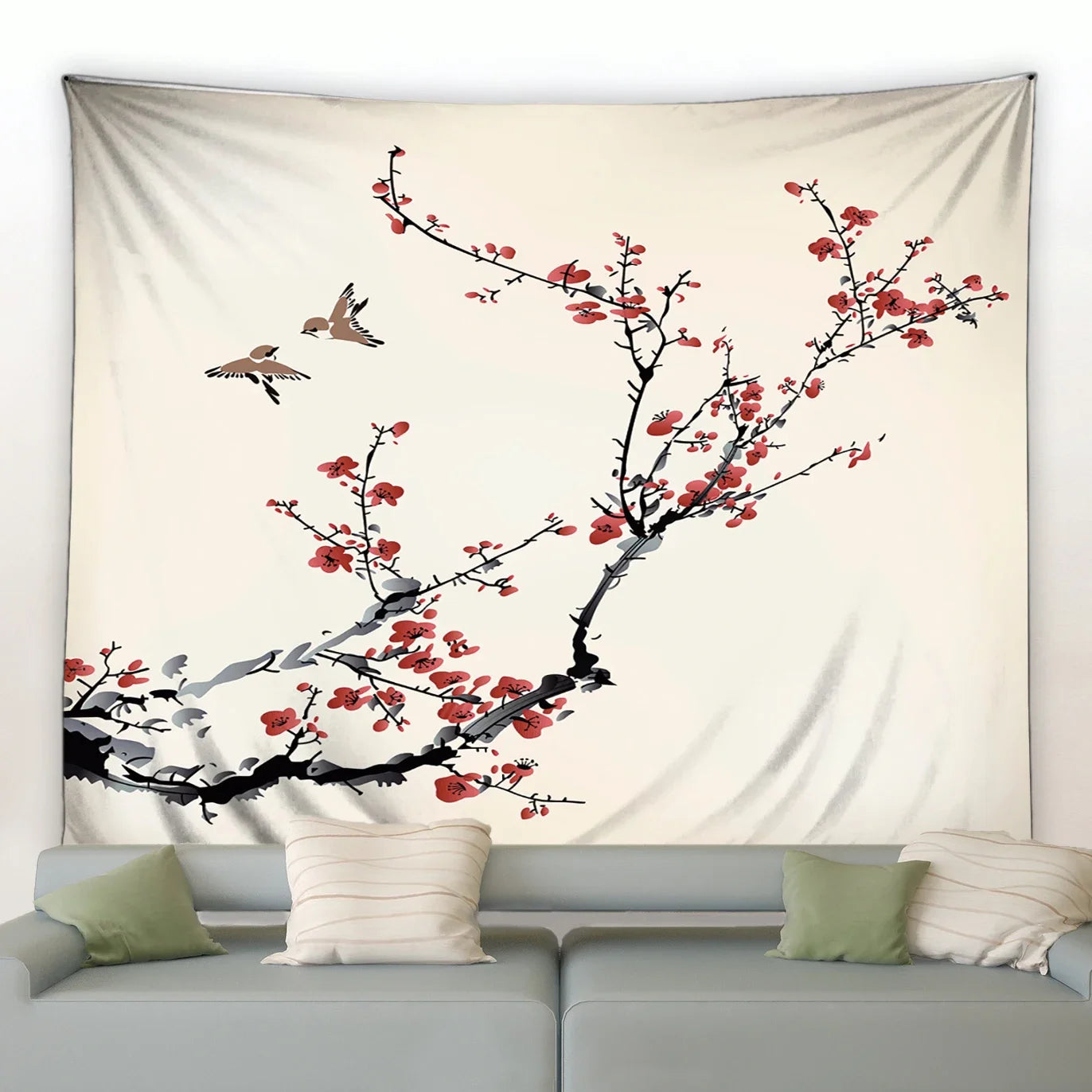 Décoration murale en tissu