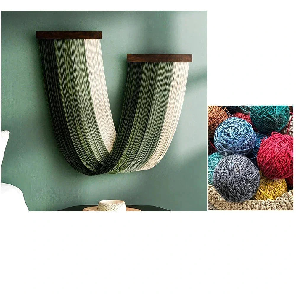 Décoration murale macramé
