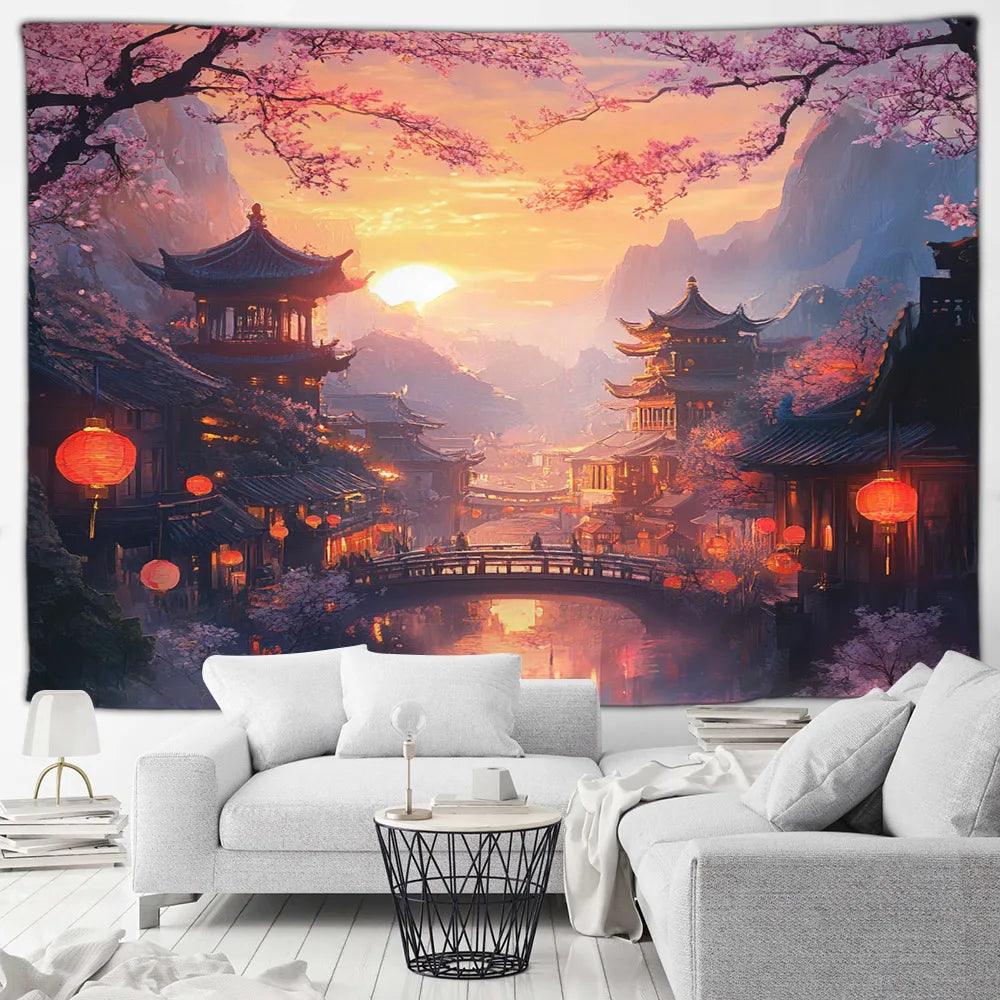 Décoration murale japonaise