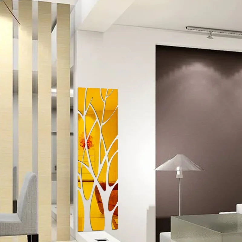 Décoration murale en miroir