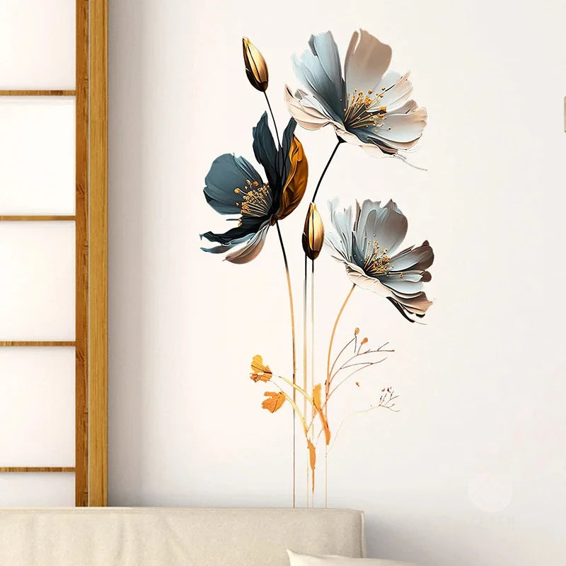 Décoration florale murale