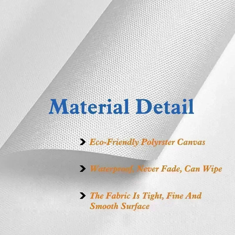 Décoration mural canvas bois