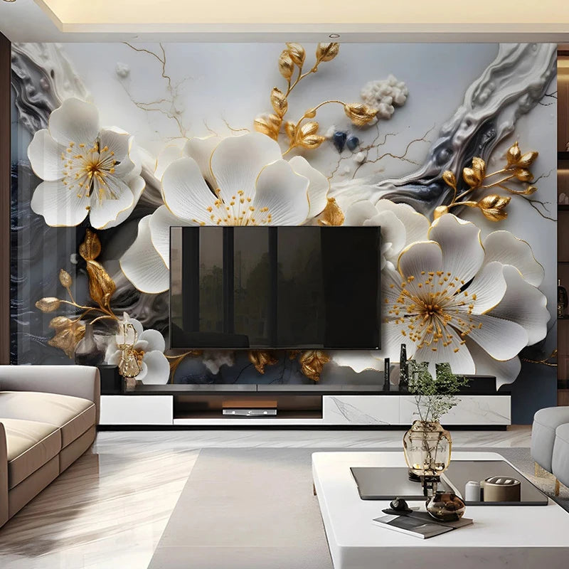 Décoration murale fleur 3D