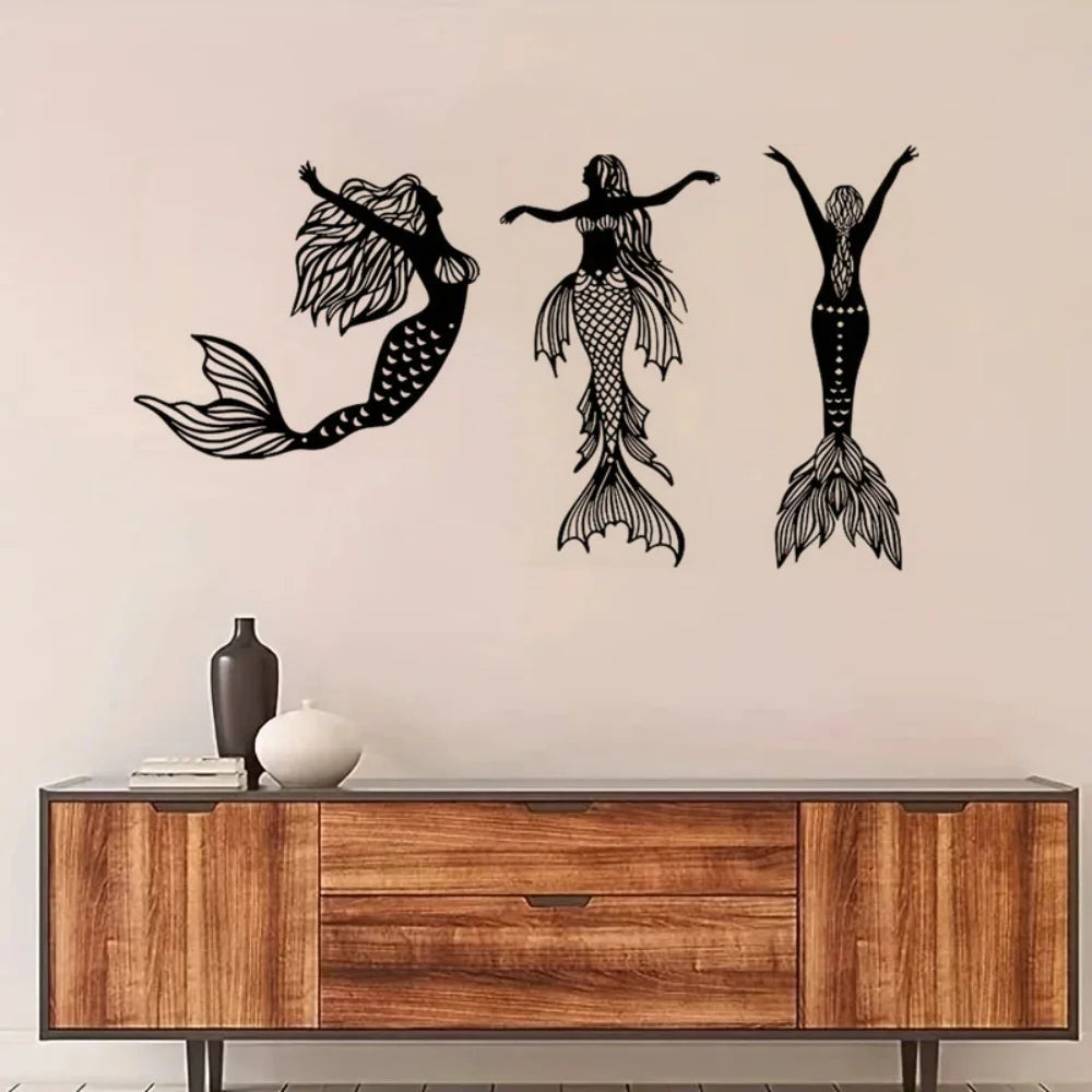 Décoration murale poisson métal