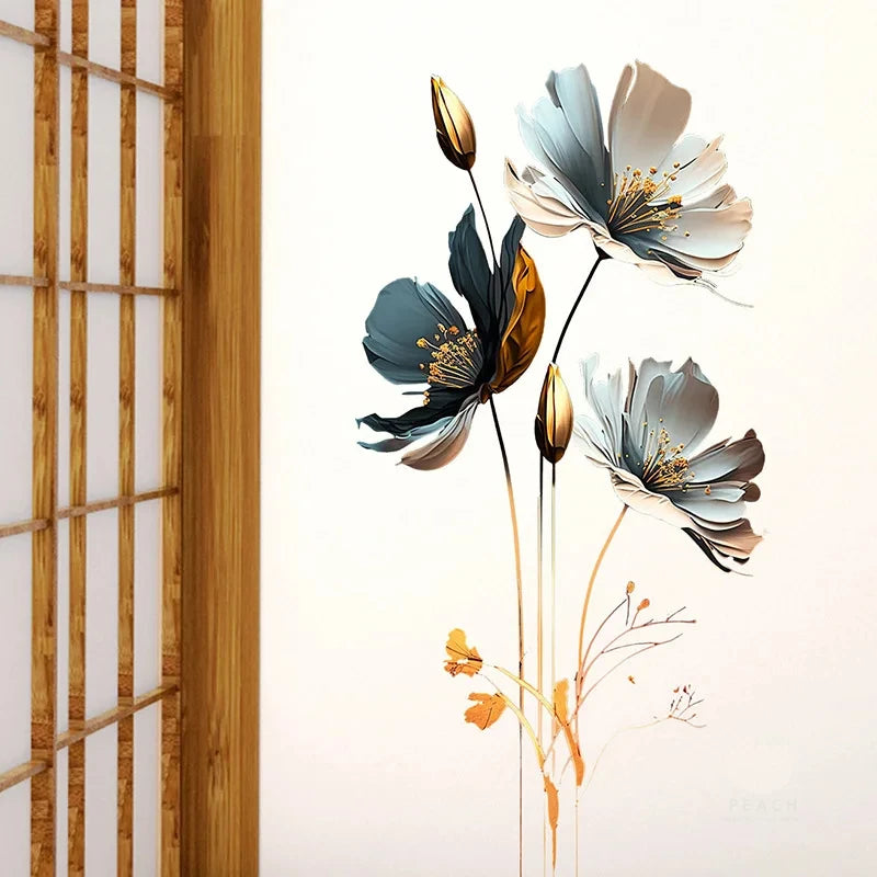 Décoration florale murale