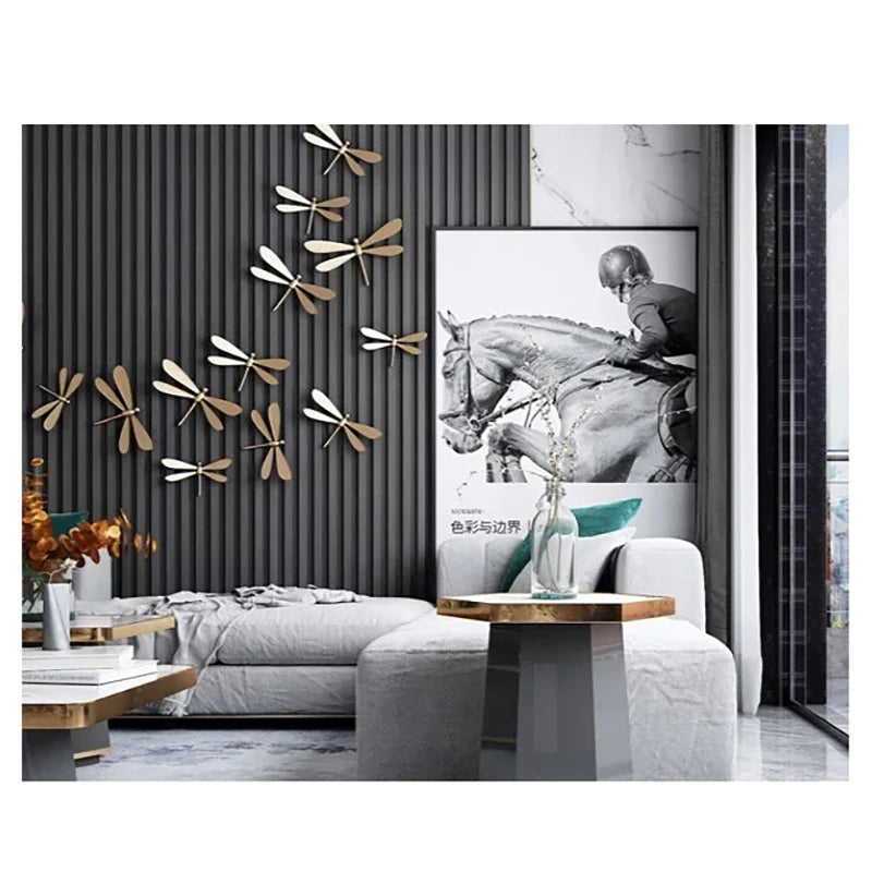 Latte de bois décoration murale