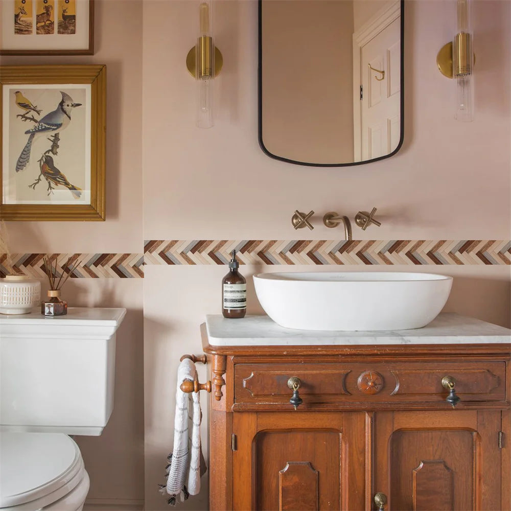 Décoration murale salle de bain