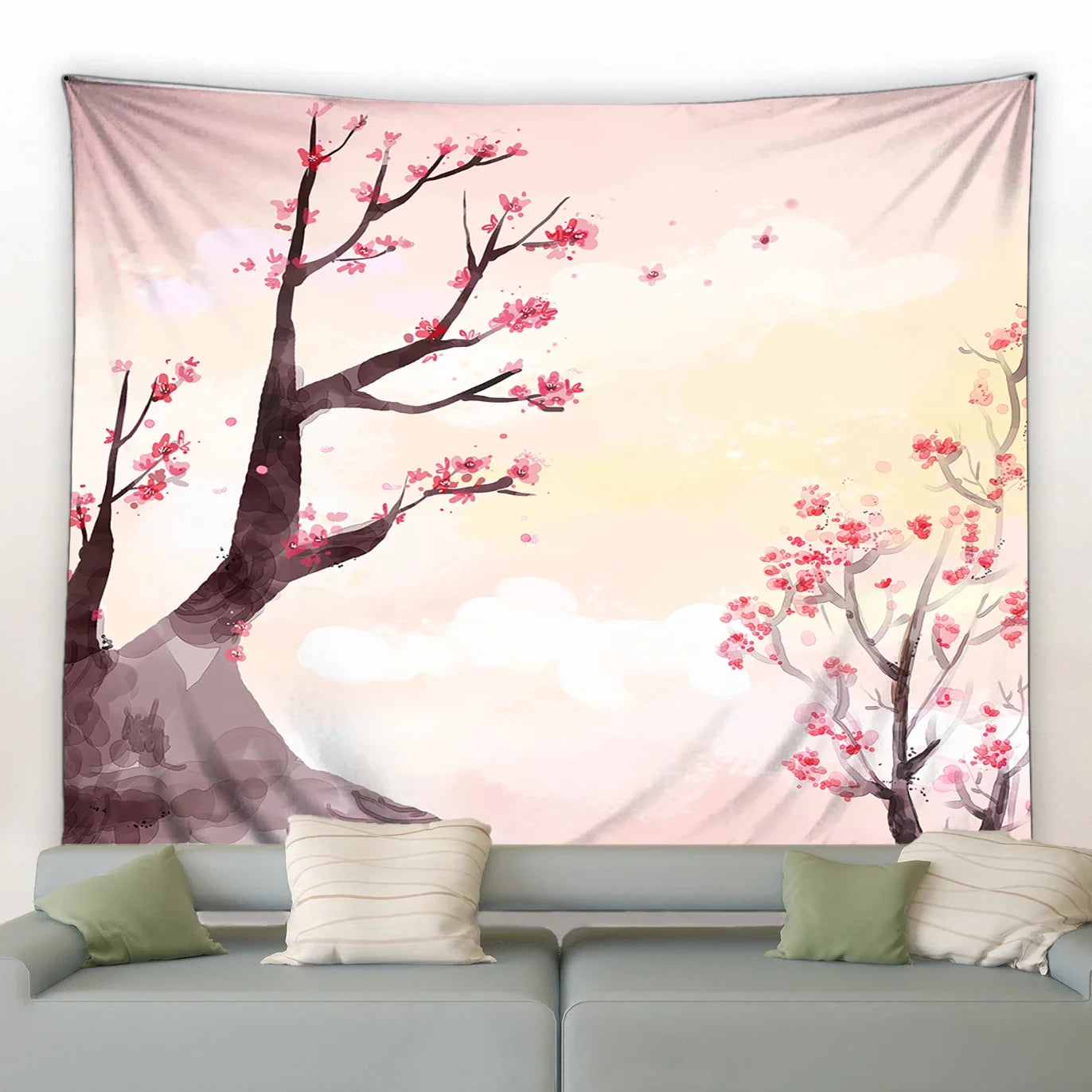 Décoration murale en tissu