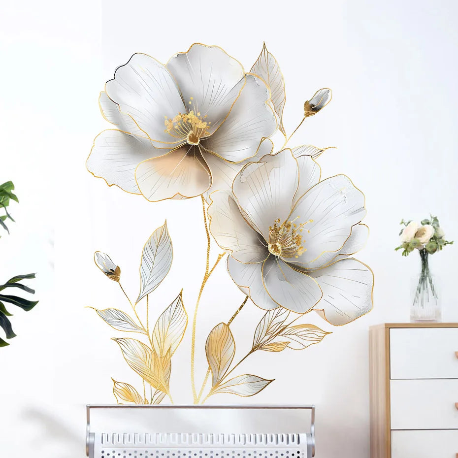 Fleur murale décorative