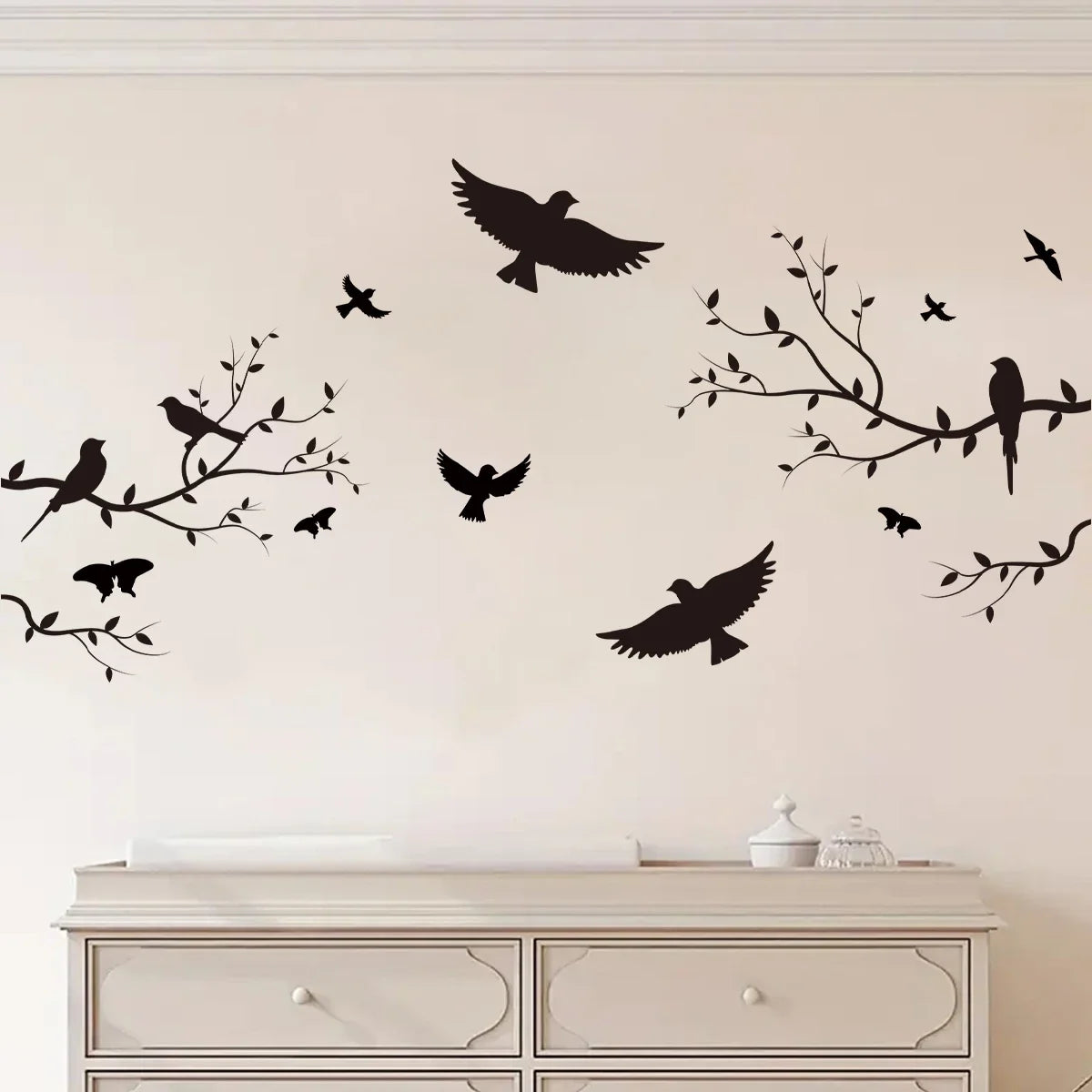 Décor mural oiseaux