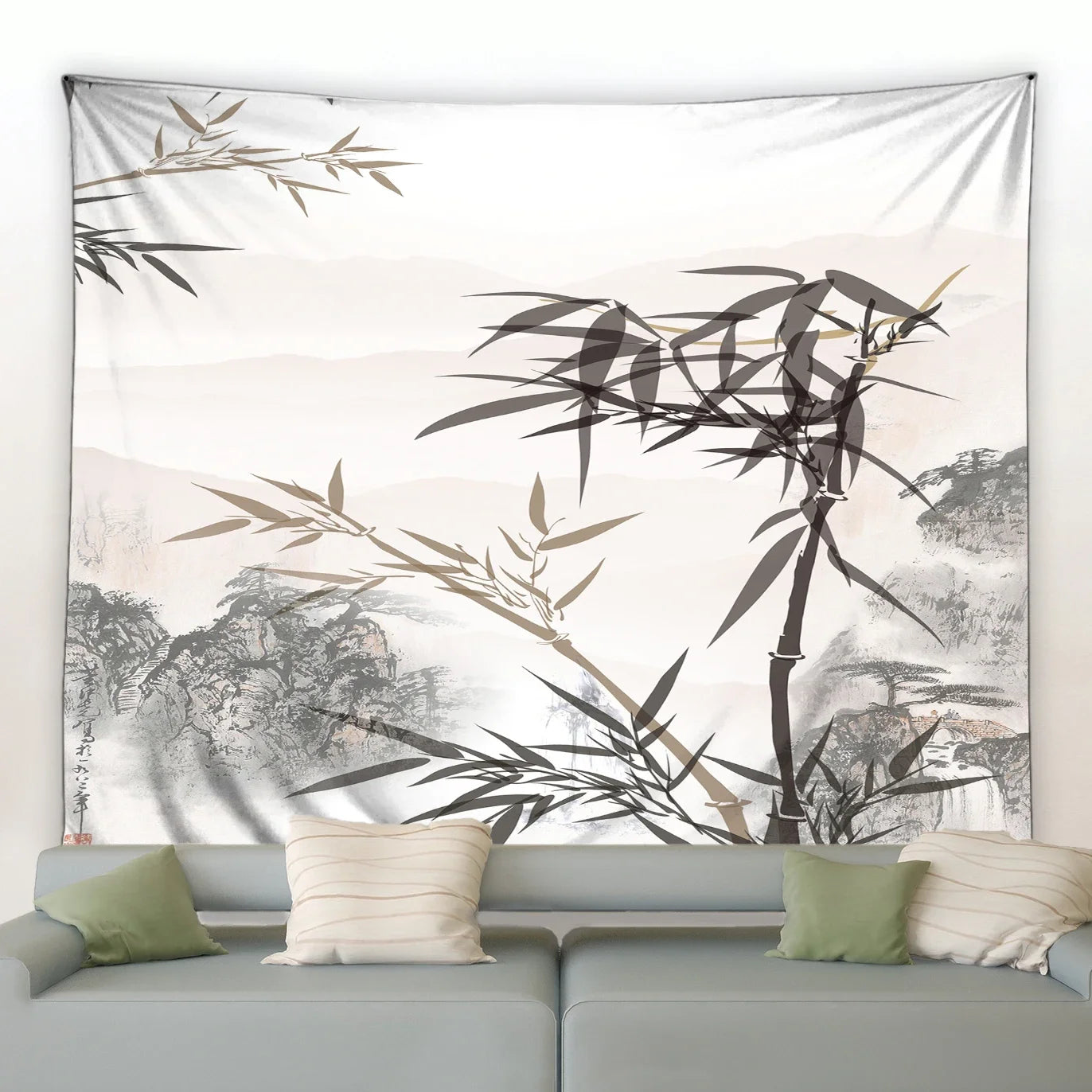 Décoration murale en tissu