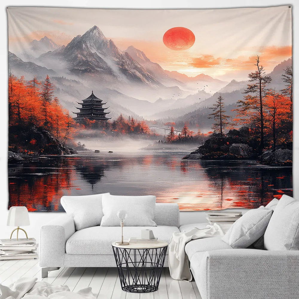 Décoration murale japonaise