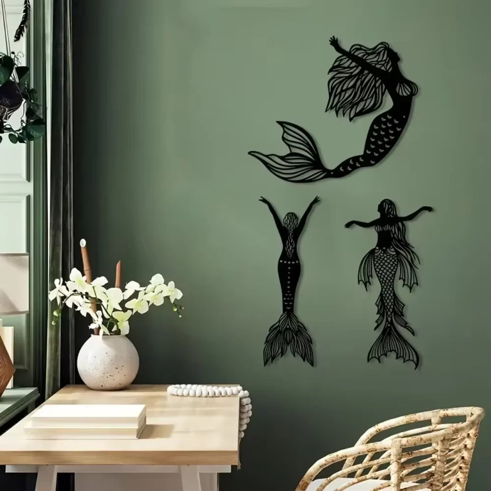 Décoration murale poisson métal