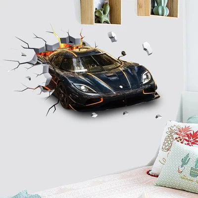 Décoration murale voiture