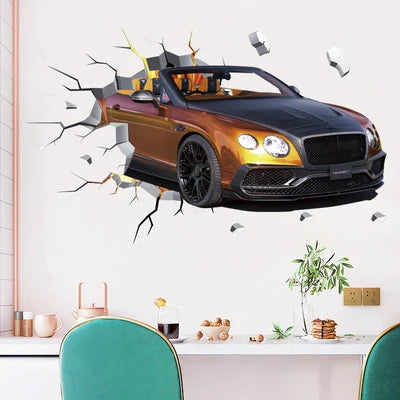 Décoration murale voiture