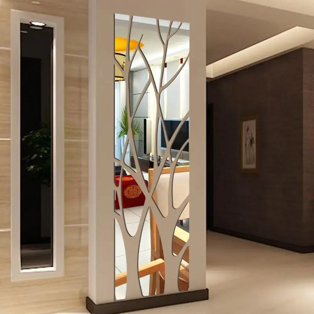 Décoration murale en miroir