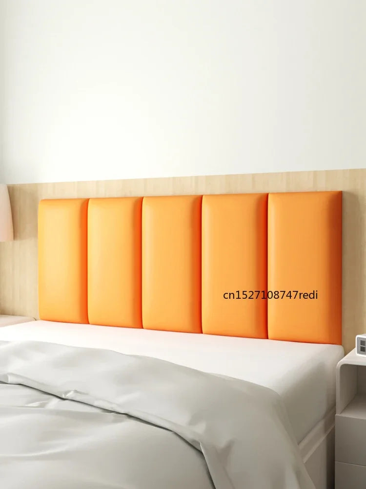 Décoration murale pour tête de lit cuir