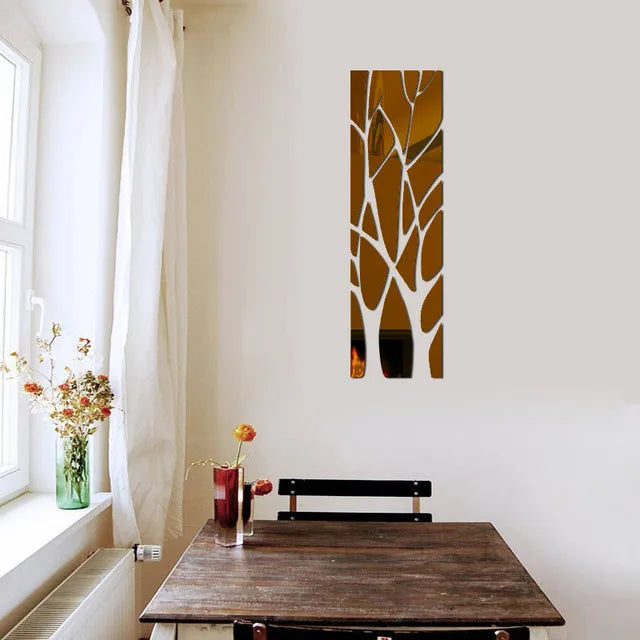 Décoration murale en miroir