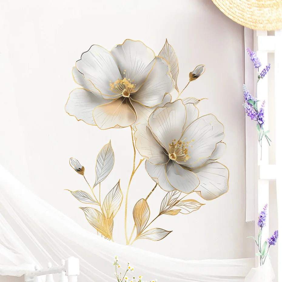 Fleur murale décorative