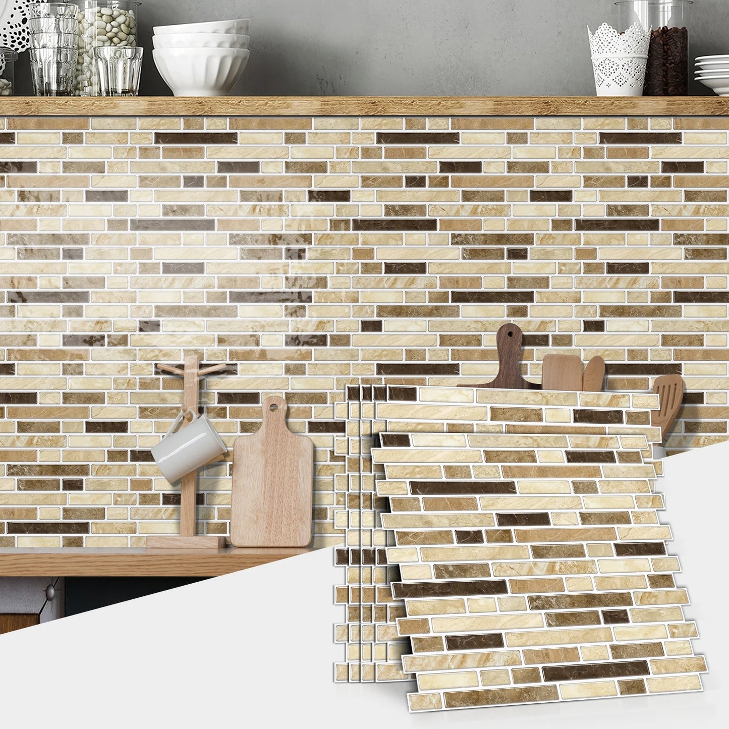 Carrelage murale décoratif mosaîque