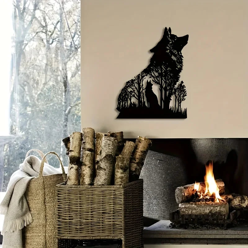 Décoration murale animaux en métal