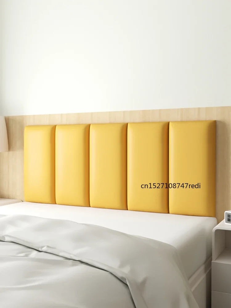 Décoration murale pour tête de lit cuir