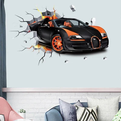 Décoration murale voiture