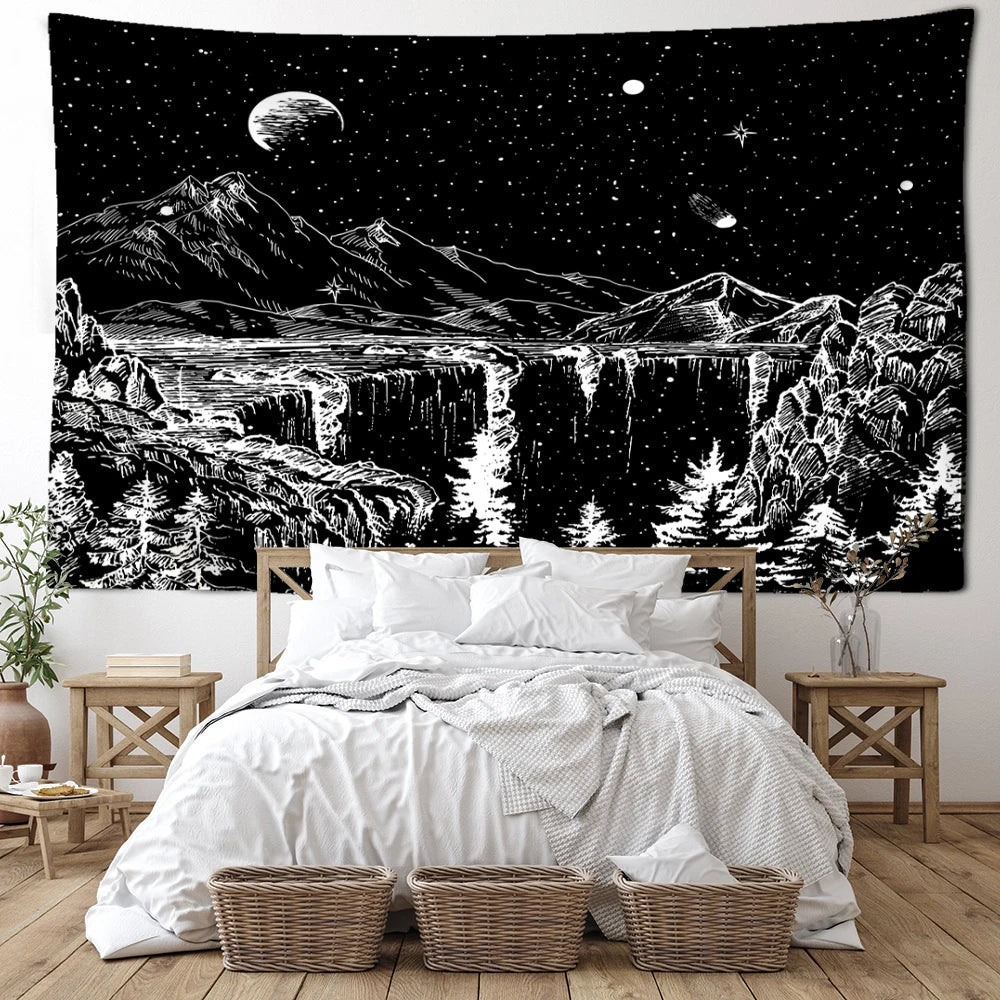 Décoration murale au-dessus du lit