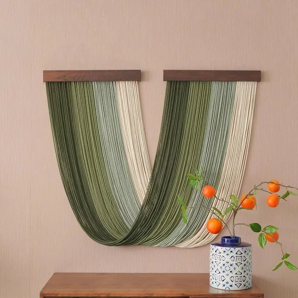 Décoration murale macramé