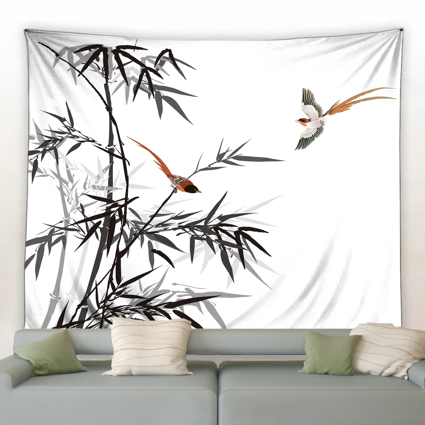 Décoration murale en tissu