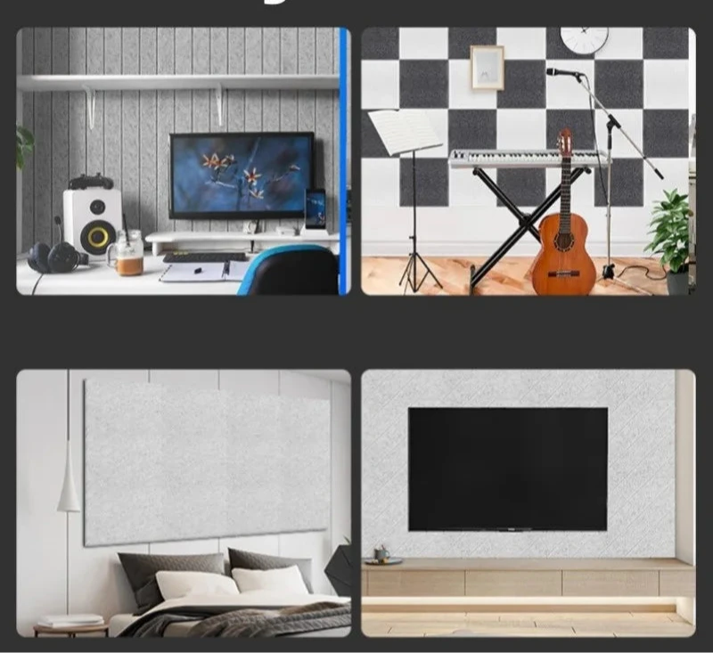 Panneau acoustique mural décoratif